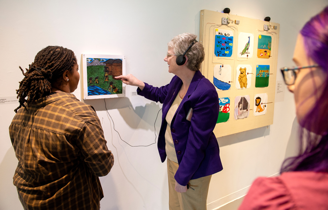 interacting with a 2d Touch Board composition